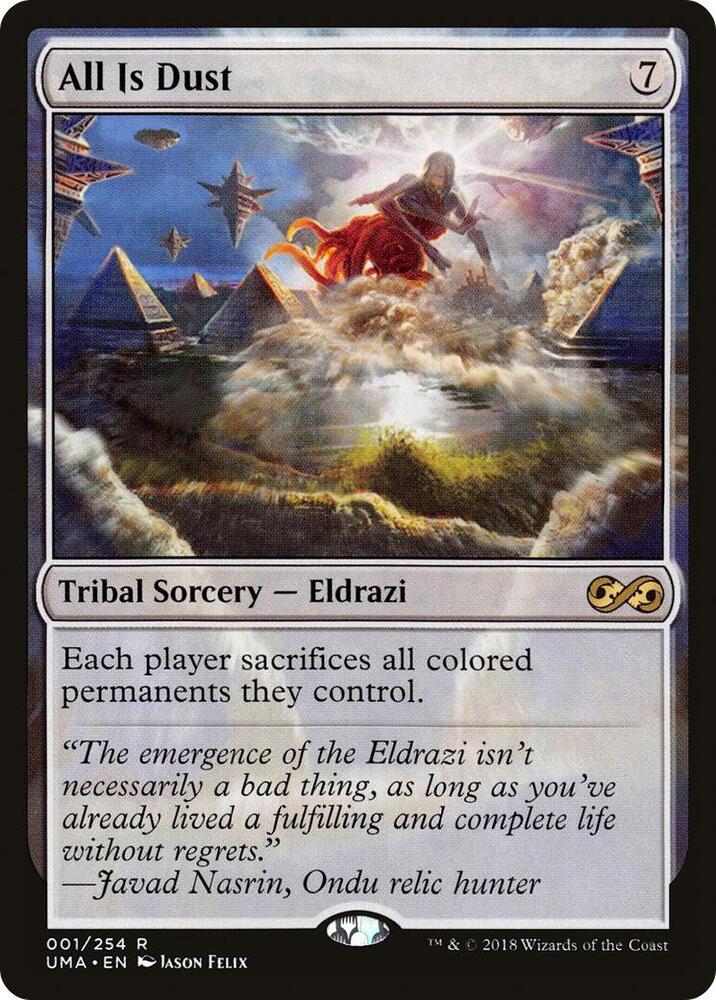 All Is Dust 1 (Ultimate Masters)  - Foil | Good Games Adelaide SA