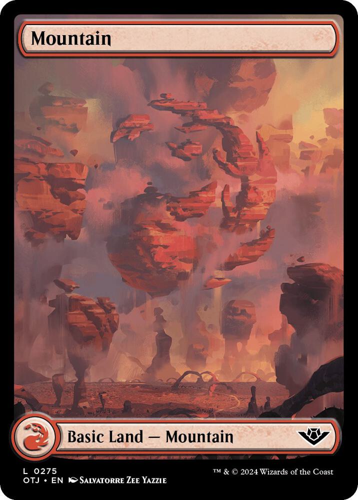 Mountain 275/286 (Outlaws of Thunder Junction)  - Full Art | Good Games Adelaide SA