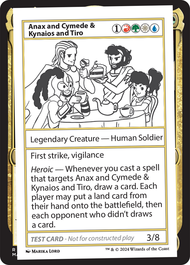 Anax and Cymede & Kynaios and Tiro [Mystery Booster 2 Playtest Cards] | Good Games Adelaide SA