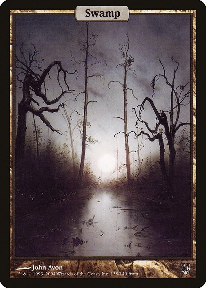 Swamp 138 (Unhinged)  - Full Art | Good Games Adelaide SA
