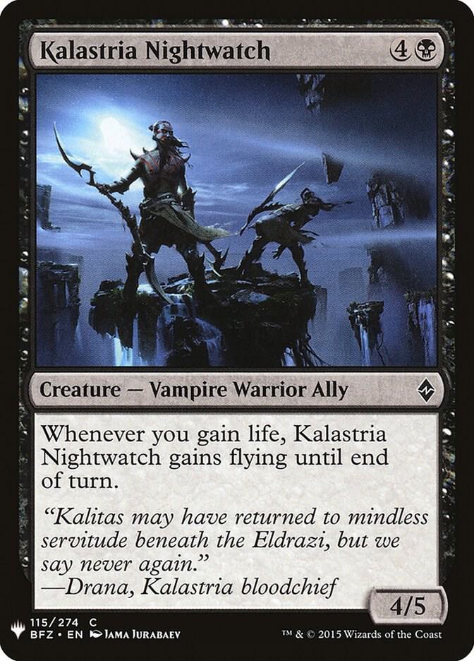 Kalastria Nightwatch 115 (The List Reprints)  | Good Games Adelaide SA
