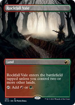 Rockfall Vale Borderless 284 (Innistrad: Midnight Hunt)  | Good Games Adelaide SA