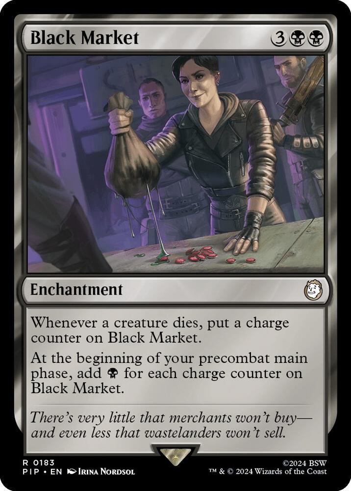 Black Market 183 (Universes Beyond: Fallout)  - Foil | Good Games Adelaide SA