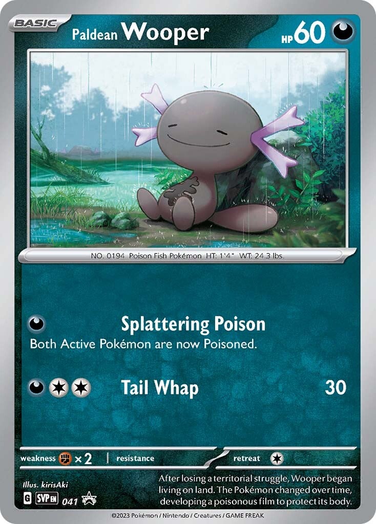 Paldean Wooper (041) [Scarlet & Violet: Black Star Promos] | Good Games Adelaide SA