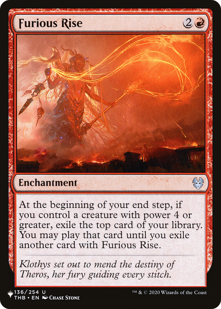 Furious Rise [The List Reprints] | Good Games Adelaide SA