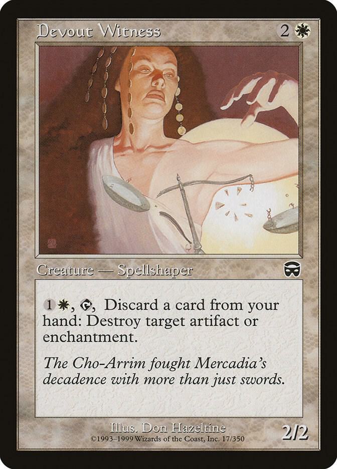 Devout Witness 17 (Mercadian Masques)  | Good Games Adelaide SA