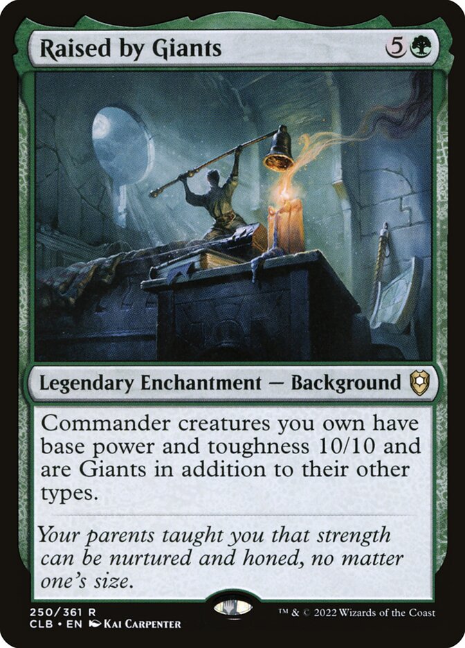 Raised by Giants 250 (Commander Legends: Battle for Baldur's Gate)  - Foil | Good Games Adelaide SA