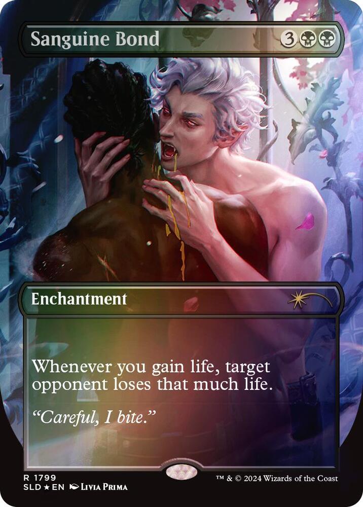 Sanguine Bond Rainbow Foil 1799 (Secret Lair Drop Series)  - Foil | Good Games Adelaide SA