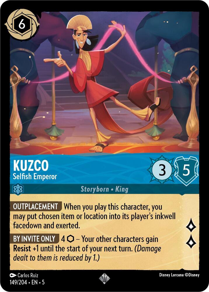 Kuzco Selfish Emperor 149/204 (Shimmering Skies)  - Cold Foil | Good Games Adelaide SA