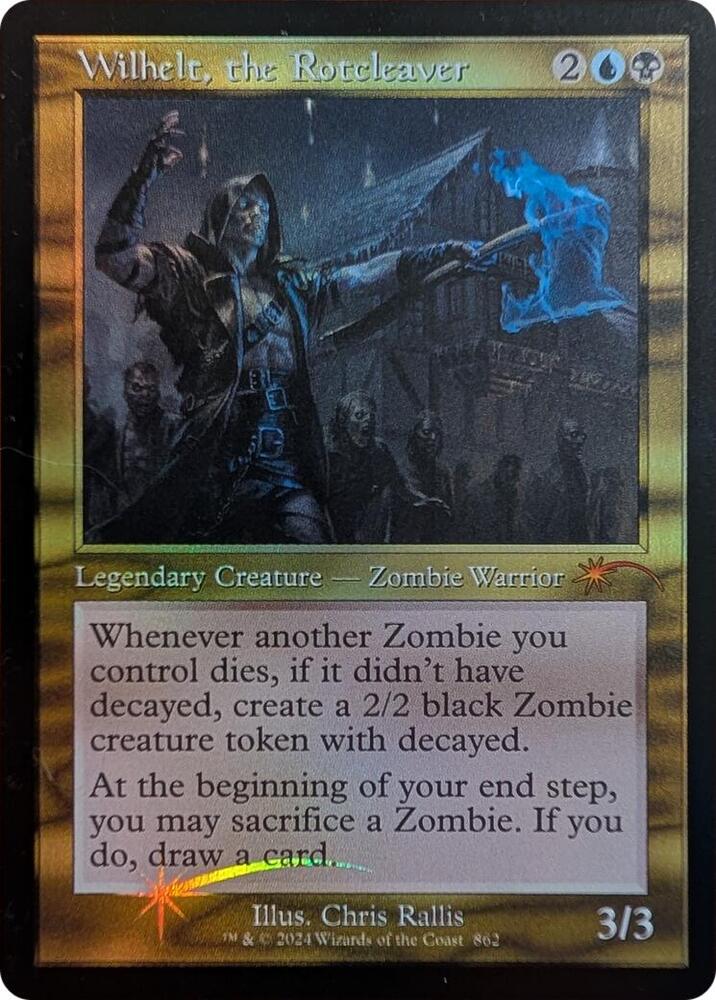 Wilhelt the Rotcleaver Retro Frame 862 (Secret Lair Drop Series)  - Foil | Good Games Adelaide SA