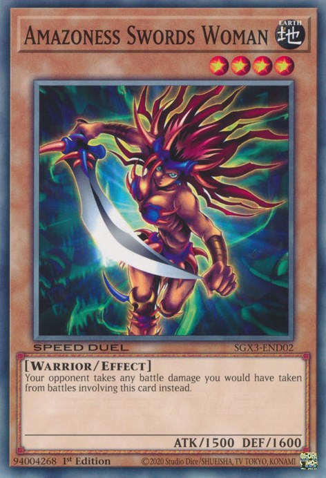Amazoness Swords Woman [SGX3-END02] Common | Good Games Adelaide SA
