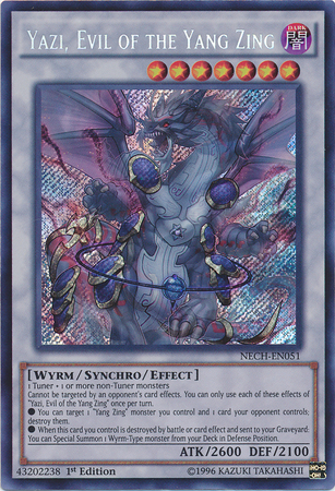 Yazi, Evil of the Yang Zing [NECH-EN051] Secret Rare | Good Games Adelaide SA