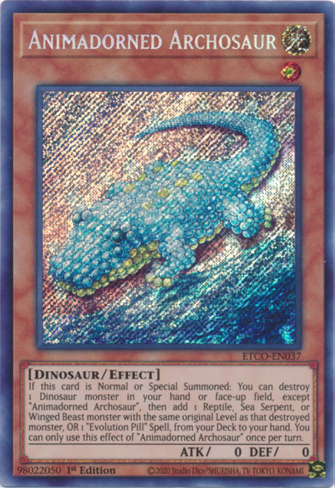 Animadorned Archosaur [ETCO-EN037] Secret Rare | Good Games Adelaide SA