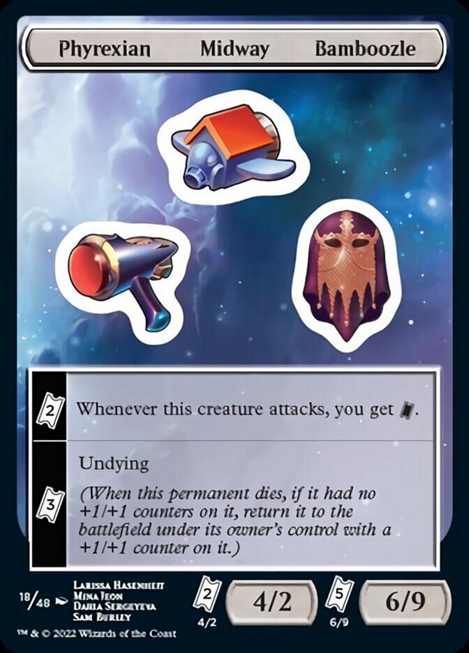 Phyrexian Midway Bamboozle [Unfinity Stickers] | Good Games Adelaide SA
