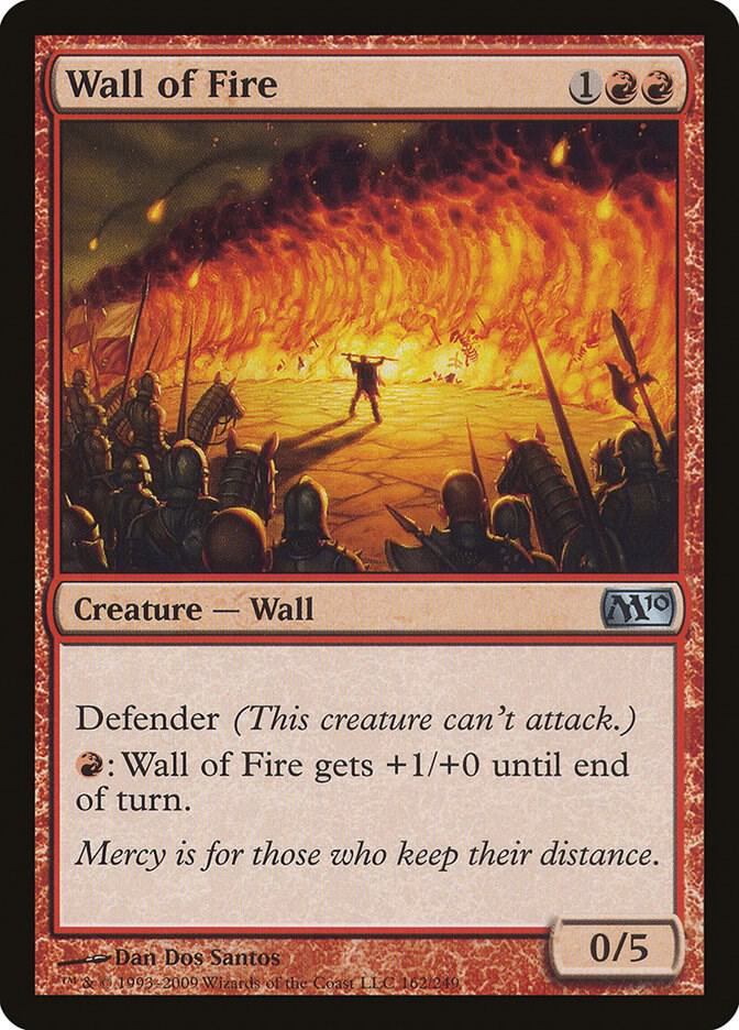 Wall of Fire 162 (Magic 2010 (M10))  | Good Games Adelaide SA