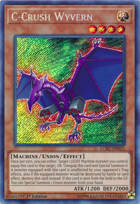 C-Crush Wyvern [LCKC-EN021] Secret Rare | Good Games Adelaide SA
