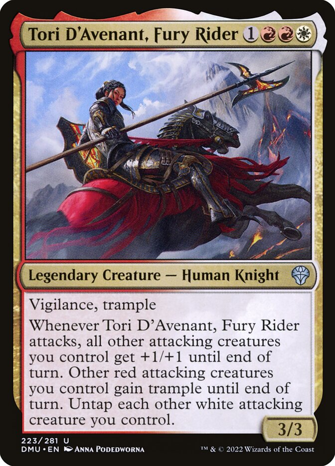 Tori D'Avenant, Fury Rider 223 (Dominaria United)  | Good Games Adelaide SA