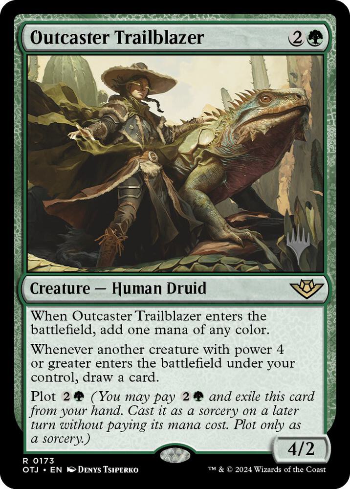 Outcaster Trailblazer 173 (Promo Pack: Outlaws of Thunder Junction)  - Foil | Good Games Adelaide SA