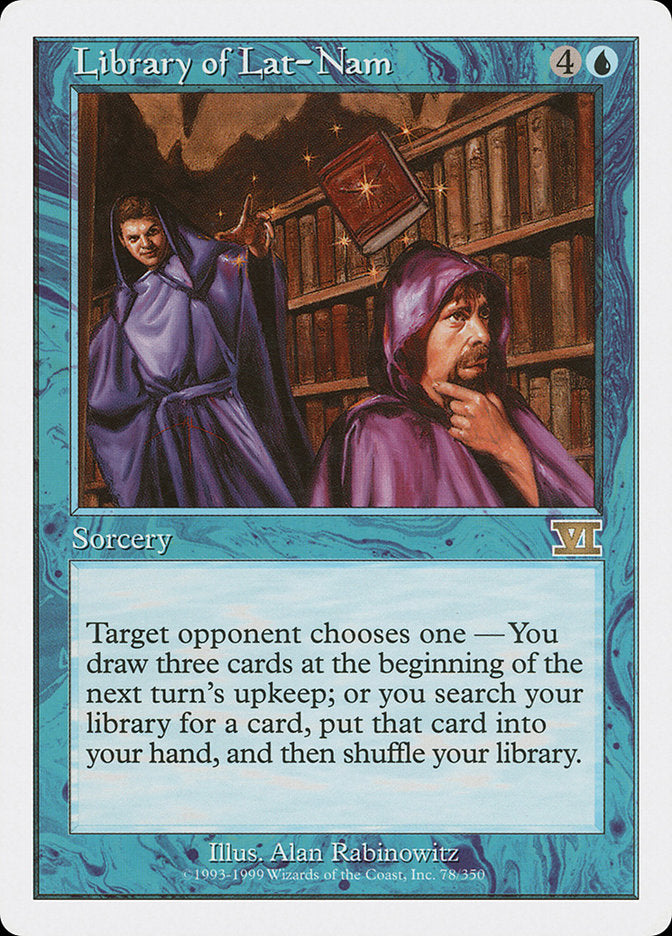 Library of Lat-Nam 78 (Classic Sixth Edition)  | Good Games Adelaide SA