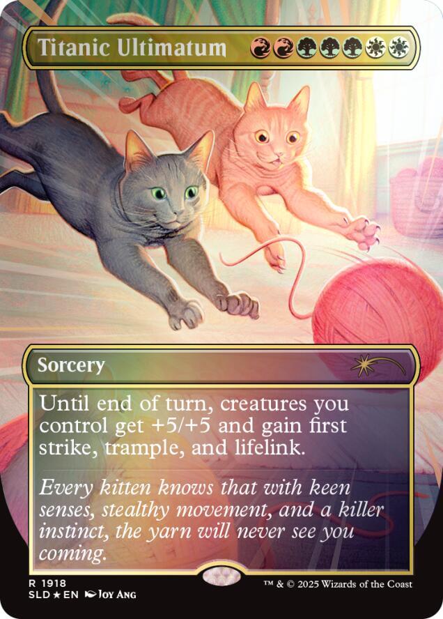 Titanic Ultimatum 1918 Rainbow Foil 1918 (Secret Lair Drop Series)  - Foil | Good Games Adelaide SA
