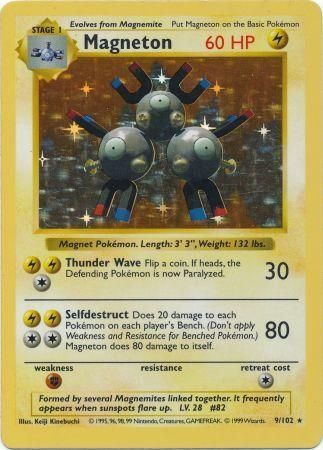 Magneton (9/102) [Base Set Shadowless Unlimited] | Good Games Adelaide SA