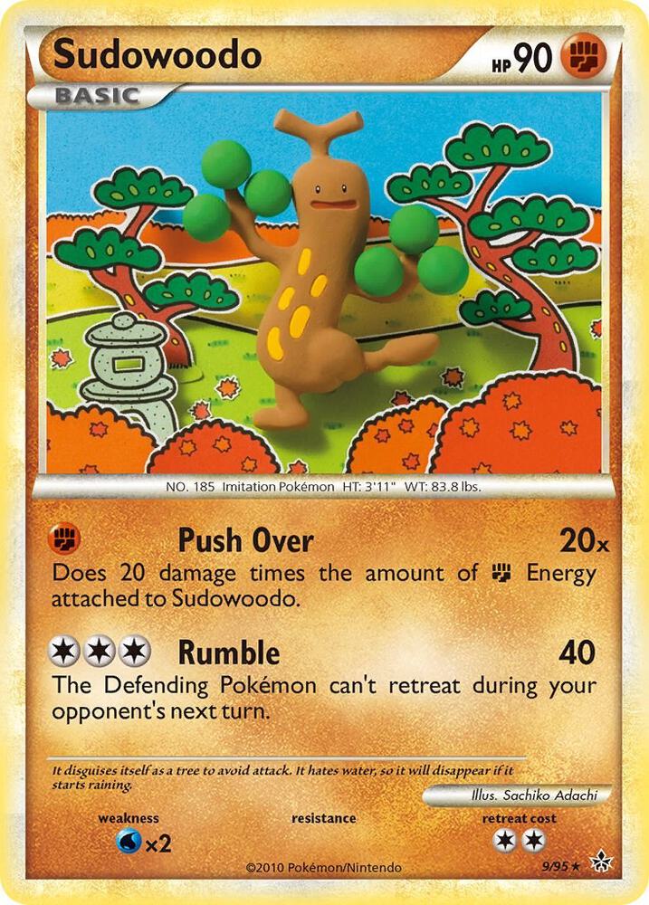 Sudowoodo 9/95 (Unleashed)  - Holofoil | Good Games Adelaide SA