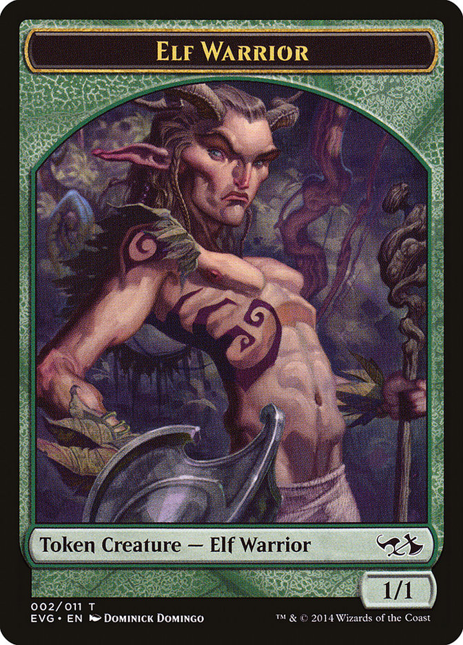 Elf Warrior Token (Elves vs. Goblins) [Duel Decks Anthology Tokens] | Good Games Adelaide SA