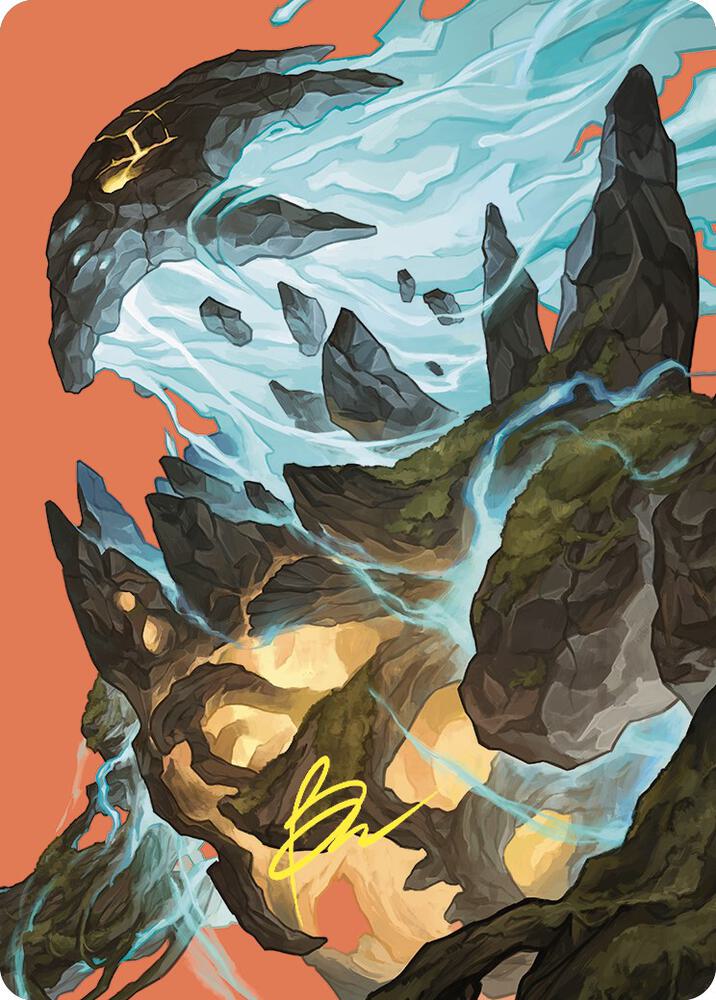 Maelstrom Wanderer Art Card Gold Stamped Signature 58 (Art Series: Commander Masters)  | Good Games Adelaide SA