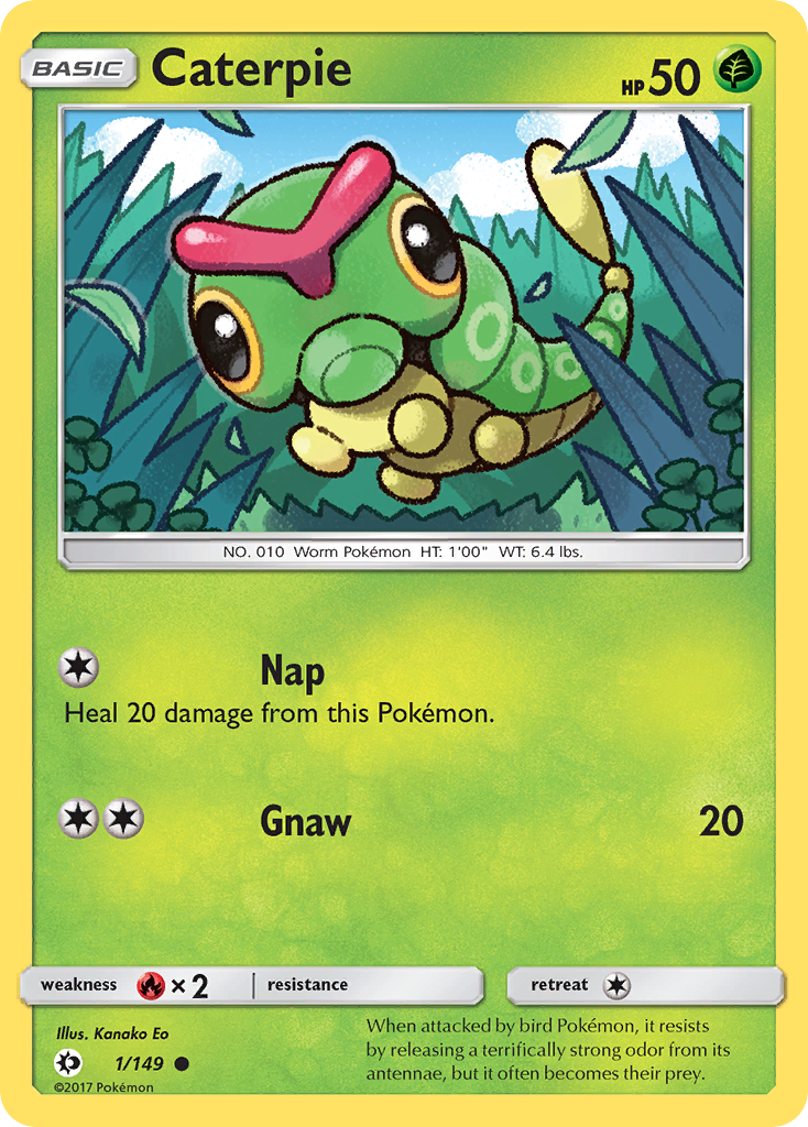 Caterpie (1/149) [Sun & Moon: Base Set] | Good Games Adelaide SA