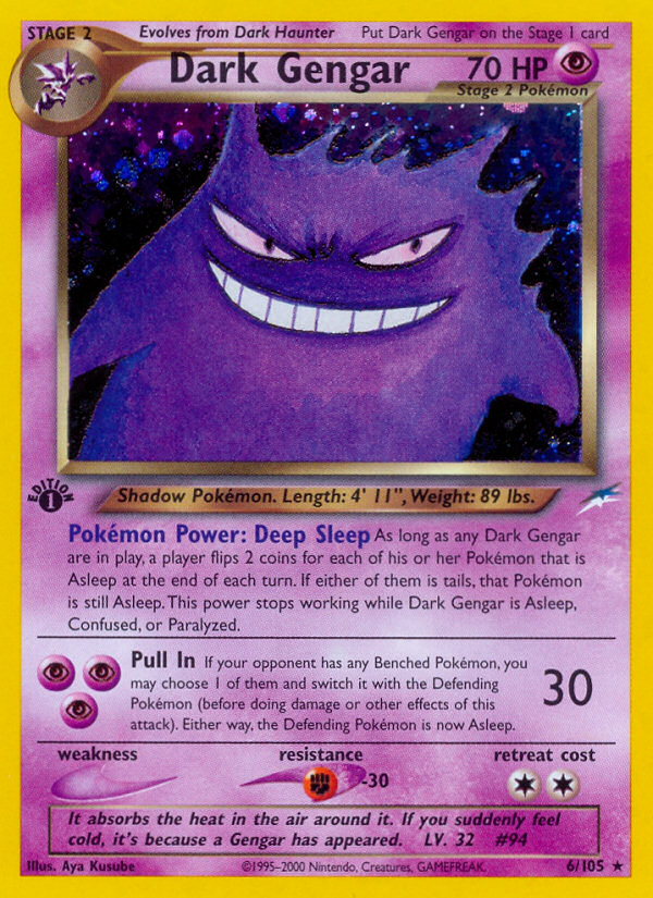 Dark Gengar (6/105) [Neo Destiny 1st Edition] | Good Games Adelaide SA