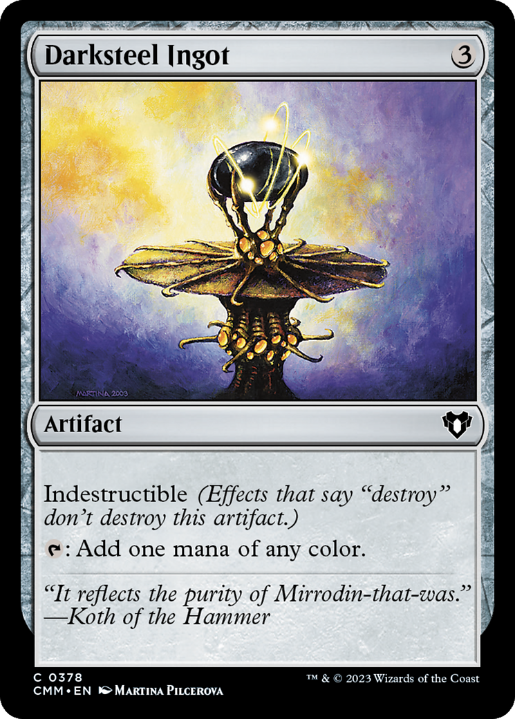 Darksteel Ingot [Commander Masters] | Good Games Adelaide SA