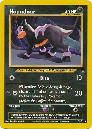 Houndour (39/75) [Neo Discovery Unlimited] | Good Games Adelaide SA