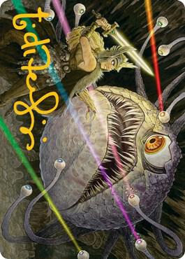 Hive of the Eye Tyrant Art Card Gold Stamped Signature 53 (Art Series: Adventures in the Forgotten Realms)  | Good Games Adelaide SA