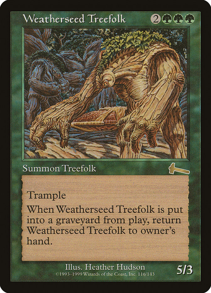 Weatherseed Treefolk [Urza's Legacy] | Good Games Adelaide SA