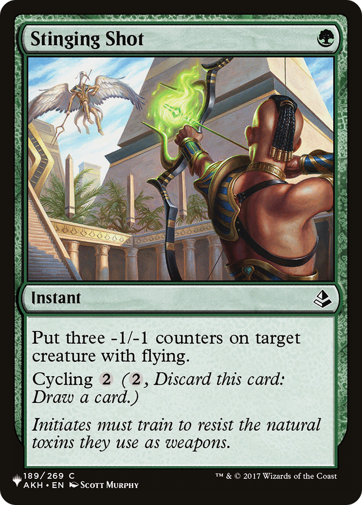 Stinging Shot [The List Reprints] | Good Games Adelaide SA