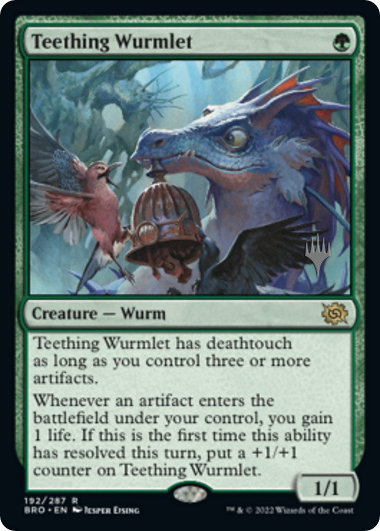 Teething Wurmlet (Promo Pack) [The Brothers' War Promos] | Good Games Adelaide SA