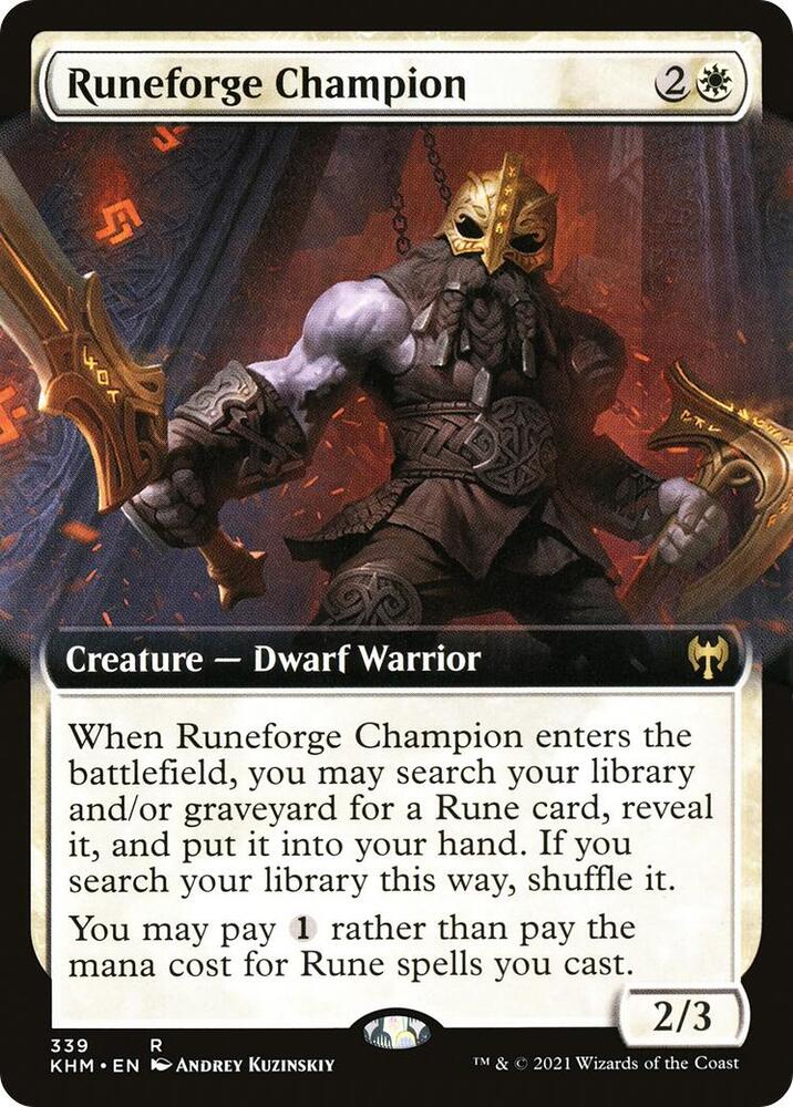 Runeforge Champion Extended Art 339 (Kaldheim)  | Good Games Adelaide SA