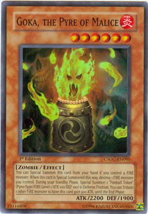 Goka, the Pyre of Malice [CSOC-EN095] Super Rare | Good Games Adelaide SA