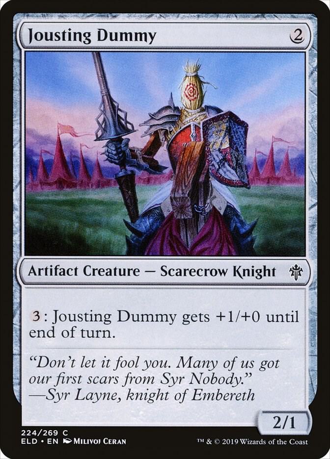 Jousting Dummy 224 (Throne of Eldraine)  - Foil | Good Games Adelaide SA