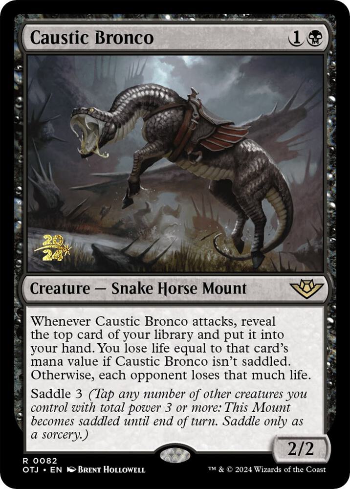 Caustic Bronco 82 (Prerelease Cards)  - Foil | Good Games Adelaide SA