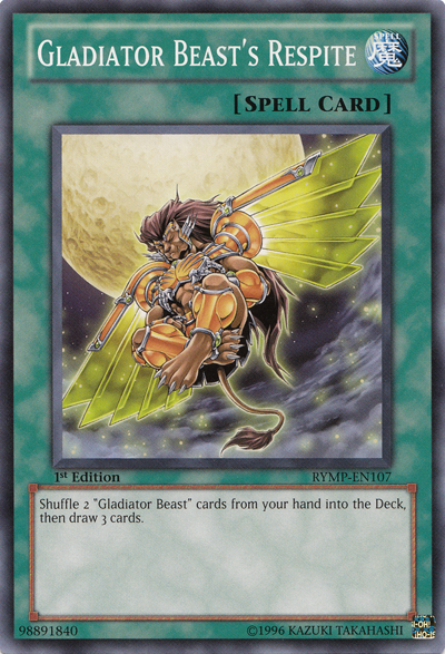 Gladiator Beast's Respite [RYMP-EN107] Common | Good Games Adelaide SA