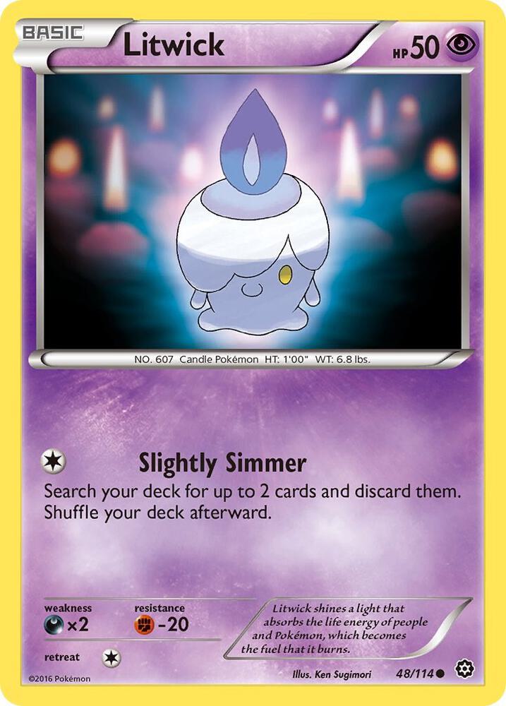 Litwick 48/114 (XY - Steam Siege)  | Good Games Adelaide SA