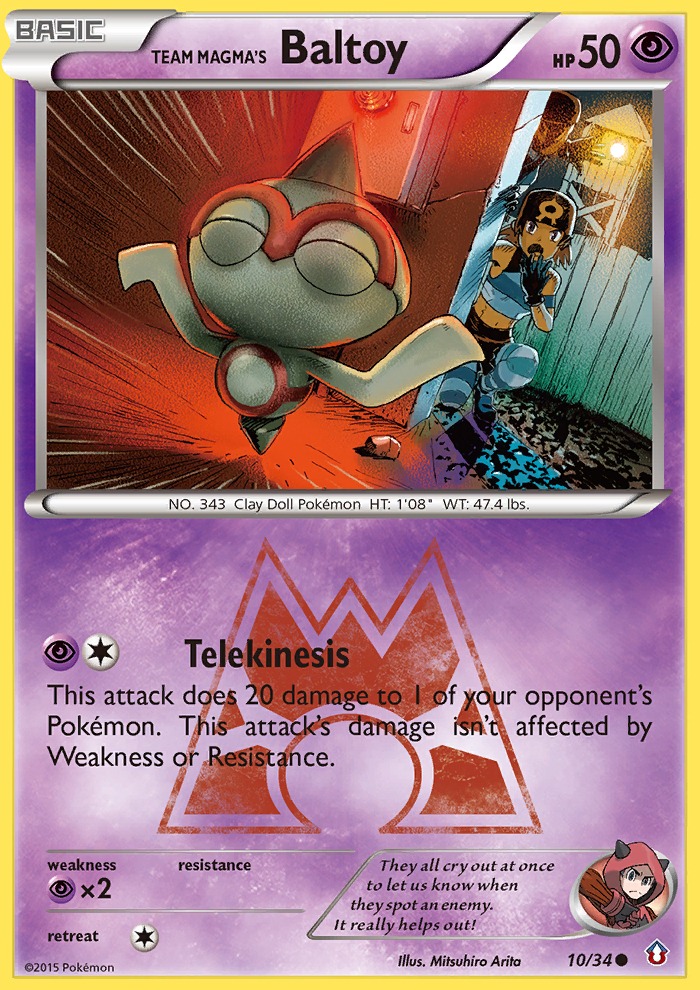 Team Magma's Baltoy (10/34) [XY: Double Crisis] | Good Games Adelaide SA