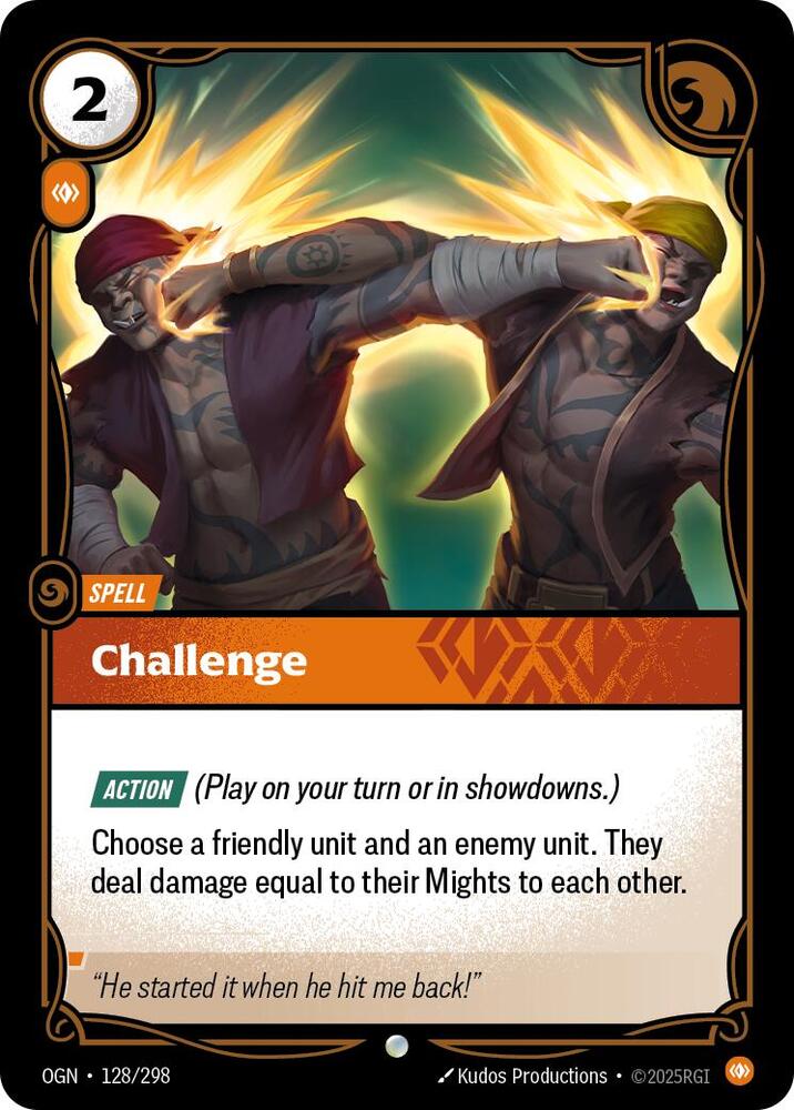 Challenge 128/298 (Origins)  - Foil | Good Games Adelaide SA