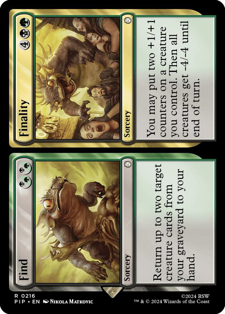 Find Finality 216 (Universes Beyond: Fallout)  - Foil | Good Games Adelaide SA