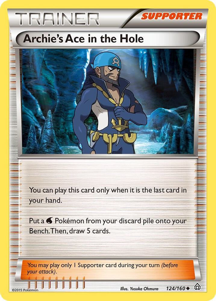 Archie's Ace in the Hole 124/160 (XY - Primal Clash)  | Good Games Adelaide SA