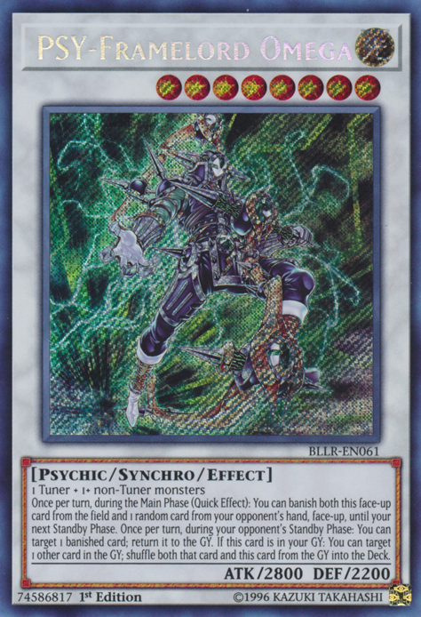PSY-Framelord Omega [BLLR-EN061] Secret Rare | Good Games Adelaide SA