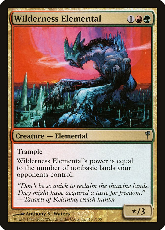 Wilderness Elemental [Coldsnap] | Good Games Adelaide SA