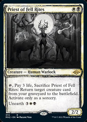 Priest of Fell Rites (Sketch) [Modern Horizons 2] | Good Games Adelaide SA