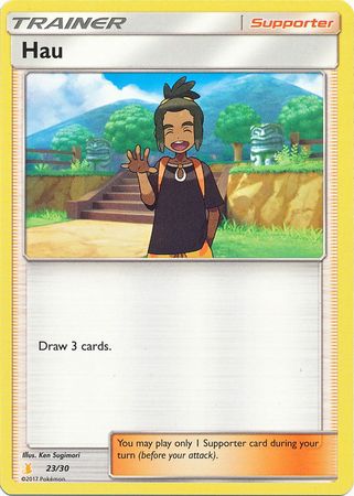 Hau (23/30) [Sun & Moon: Trainer Kit - Alolan Raichu] | Good Games Adelaide SA